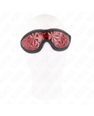 KINK - SERRE-TÊTE MOTIF DIAMANTS ROUGE 20,5 x 6 CM