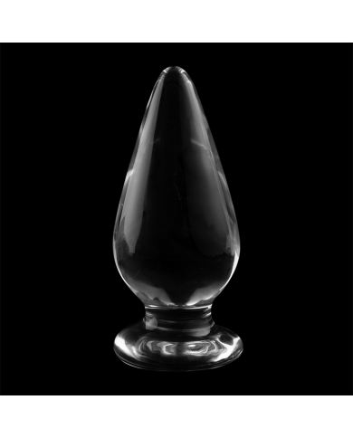 NEBULA SERIES BY IBIZA - PLUG ANAL MODÈLE 4 VERRE BOROSILICATE CLAIR 11 CM -O- 5 CM