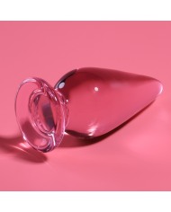 NEBULA SERIES BY IBIZA - PLUG ANAL MODÈLE 4 VERRE BOROSILICATE CLAIR 11 CM -O- 5 CM