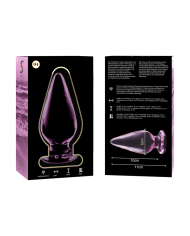 NEBULA SERIES BY IBIZA - PLUG ANAL MODÈLE 4 VERRE BOROSILICATE CLAIR 11 CM -O- 5 CM