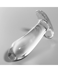 NEBULA SERIES BY IBIZA - PLUG ANAL MODÈLE 5 VERRE BOROSILICATE CLAIR 12.5 CM -O- 3.5 CM