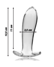 NEBULA SERIES BY IBIZA - PLUG ANAL MODÈLE 5 VERRE BOROSILICATE CLAIR 12.5 CM -O- 3.5 CM
