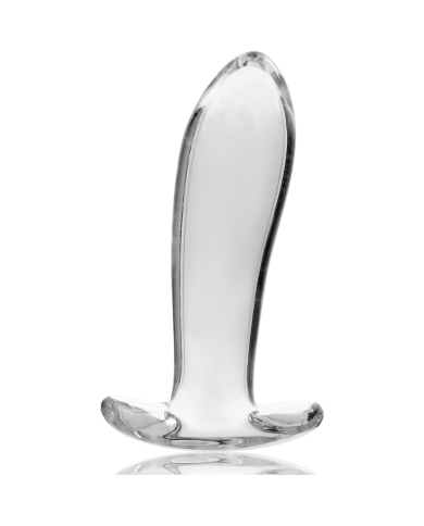 NEBULA SERIES BY IBIZA - PLUG ANAL MODÈLE 5 VERRE BOROSILICATE CLAIR 12.5 CM -O- 3.5 CM