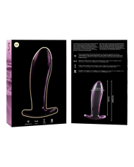 NEBULA SERIES BY IBIZA - PLUG ANAL MODÈLE 5 VERRE BOROSILICATE CLAIR 12.5 CM -O- 3.5 CM