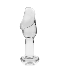NEBULA SERIES BY IBIZA - PLUG ANAL MODÈLE 6 VERRE BOROSILICATE CLAIR 12.5 CM -O- 4 CM