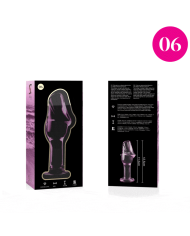 NEBULA SERIES BY IBIZA - PLUG ANAL MODÈLE 6 VERRE BOROSILICATE CLAIR 12.5 CM -O- 4 CM