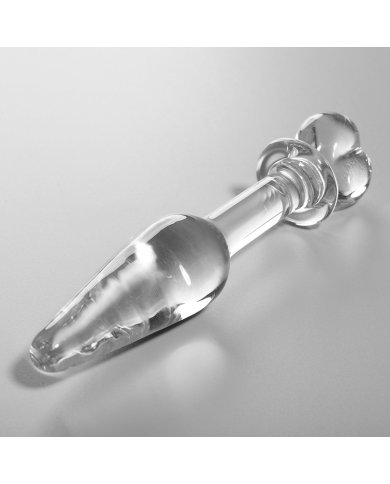 NEBULA SERIES BY IBIZA - PLUG ANAL MODÈLE 7 VERRE BOROSILICATE CLAIR 13.5 CM -O- 3 CM