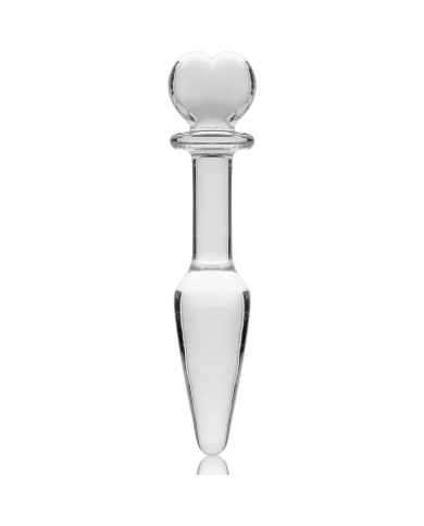 NEBULA SERIES BY IBIZA - PLUG ANAL MODÈLE 7 VERRE BOROSILICATE CLAIR 13.5 CM -O- 3 CM