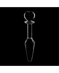 NEBULA SERIES BY IBIZA - PLUG ANAL MODÈLE 7 VERRE BOROSILICATE CLAIR 13.5 CM -O- 3 CM