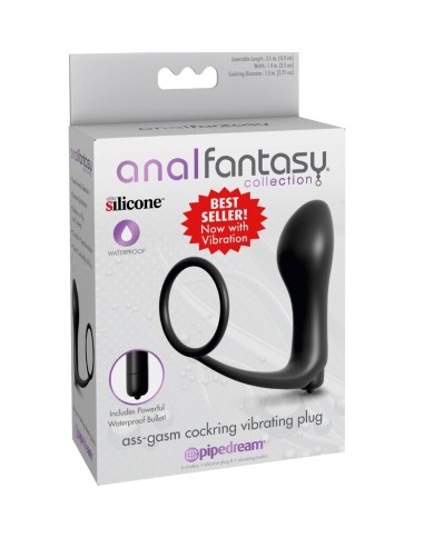 ANAL FANTASY ELITE COLLECTION - PLUG VIBRATEUR ASS-GASM COCKRING