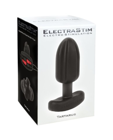 ELECTRASTIM - PLUG ANAL TARTARE QUADRIPOLAR SILICONE NOIR