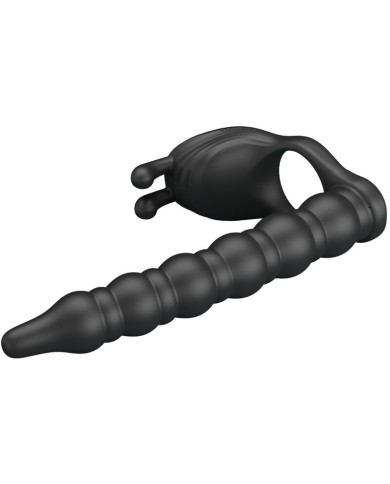 PRETTY LOVE - BLACKNEY ANNEAUX PÉNIS AVEC PLUG VIBRATEUR