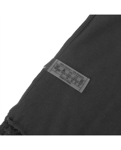 SUBBLIME - TEDDY DÉTAIL DENTELLE FLORALE NOIR L/XL