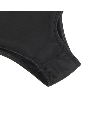 SUBBLIME - ENSEMBLE DEUX PIÈCES DE SOUTIEN-GORGE TRANSPARENT ET BANDES S/M
