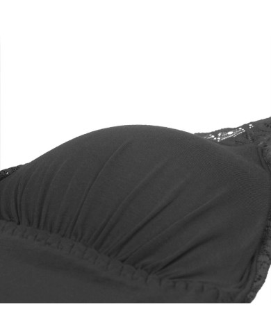 SUBBLIME - TEDDY DÉTAIL DENTELLE FLORALE NOIR S/M