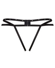 LIVCO CORSETTI FASHION - STRING NOMADE SANS CROTCHLESS NOIR
