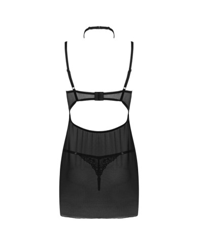 LIVCO CORSETTI FASHION - ENSEMBLE BINELLA BABYDOLL + THONG NOIR