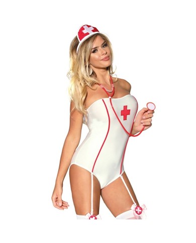 SUBBLIME - COSTUME DINFIRMIÈRE SEXY AVEC TEDDY S/M