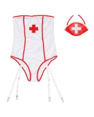 SUBBLIME - COSTUME DINFIRMIÈRE SEXY AVEC TEDDY S/M