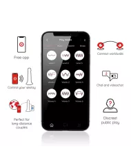 ONINDER - GODE VIBRATEUR BOGOTÁ MOYEN 9 VITESSES NATUREL 20 CM -O- 4.2 CM - APPLICATION GRATUITE