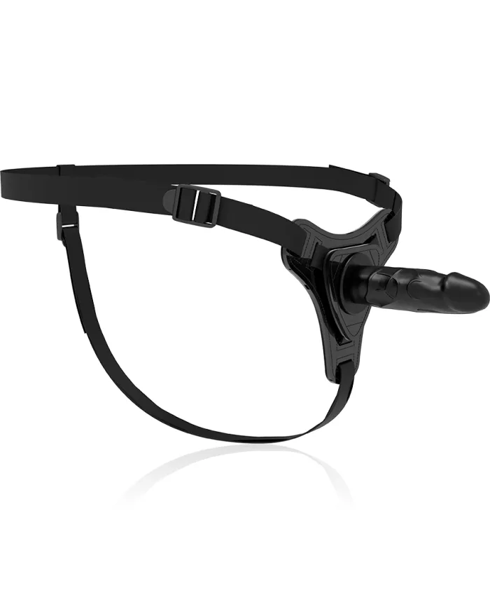 FETISH SUBMISSIVE HARNESS - SILICONE NOIR RÉALISTE 15 CM FETISH SUBMISSIVE HARNESS - SILICONE NOIR RÉALISTE 15 CM