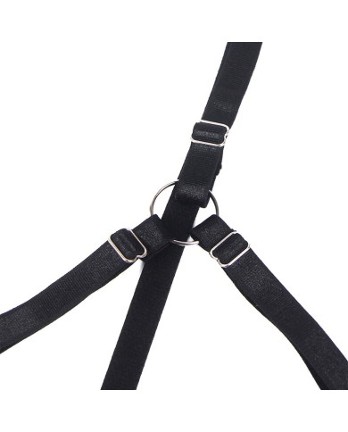 SUBBLIME - 955199 ENSEMBLE SOUTIEN-GORGE AVEC NŒUD NOIR RÉGLABLE S/M