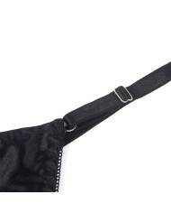 SUBBLIME - 955205 ENSEMBLE SOUTIEN-GORGE AVEC NŒUD NOIR RÉGLABLE L/XL