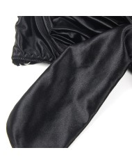 SUBBLIME - 955205 ENSEMBLE SOUTIEN-GORGE AVEC NŒUD NOIR RÉGLABLE L/XL