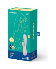SATISFYER - MONO FLEX ROUGE AVEC APPLICATION