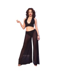 CHILIROSE - CR 4857 ENSEMBLE HAUT ET PANTALON NOIR TAILLE S