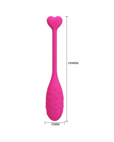 PRETTY LOVE - OEUF VIBRANT ROSE FISHER CONTRÔLÉ PAR APPLICATION