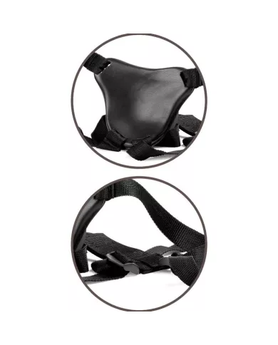 KING COCK - ELITE HARNAIS RÉGLABLE CONFORTABLE AVEC GODE 17.8 CM