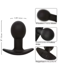 CALEXOTICS - ROCK BOTTOM PLUG ANAL 10 VIBRATIONS SILICONE NOIR CALEXOTICS - ROCK BOTTOM PLUG ANAL 10 VIBRATIONS SILICONE NOIR