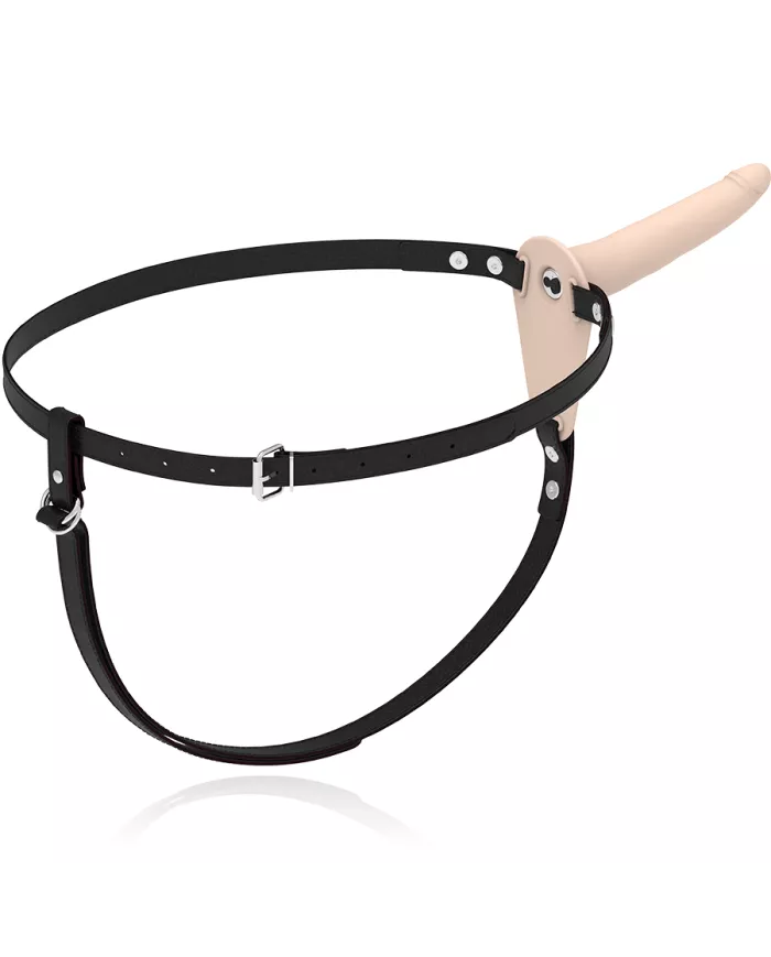 FETISH SUBMISSIVE HARNESS - VIBRATEUR SILICONE FLESH 15 CM