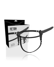 FETISH SUBMISSIVE HARNESS - VIBRATEUR SILICONE NOIR 15 CM FETISH SUBMISSIVE HARNESS - VIBRATEUR SILICONE NOIR 15 CM