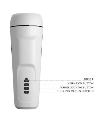 PRETTY LOVE - SIENNA MASTURBATEUR VIBRANT POUR HOMMES AVEC VOIX ET ASPIRATION