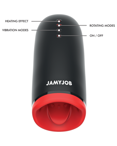 JAMYJOB - MASTURBATEUR CHAUFFANT ET ROTATION SPIN-X