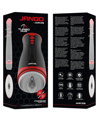JAMYJOB - MASTURBATEUR COMPRESSION ET VIBRATION JANGO
