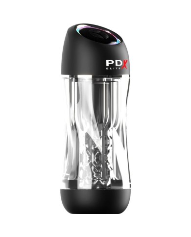 PDX ELITE - VIBRATEUR STROKER VIEWTUBE PRO TRANSPARENT