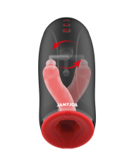 JAMYJOB - MASTURBATEUR EFFET CHAUFFANT SWING-R, SWING TECH ET VIBRATION