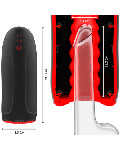 JAMYJOB - MASTURBATEUR EFFET CHAUFFANT SWING-R, SWING TECH ET VIBRATION