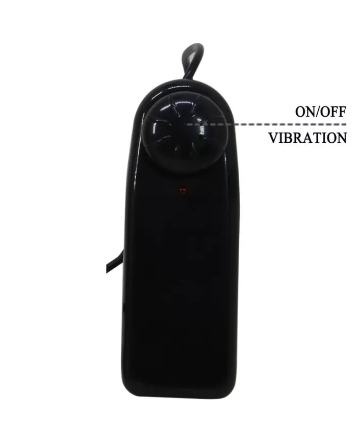 PRETTY LOVE - STARKS SLIP HARNAIS DILDO VIBRANT MULTI-VITESSES 17,5 CM MARRON CLAIR