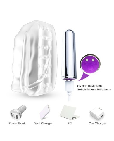 ARMONY - MASTER MASTURBATEUR & VIBRATEUR TRANSPARENT