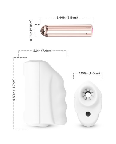 ARMONY - MASTER MASTURBATEUR & VIBRATEUR BLANC