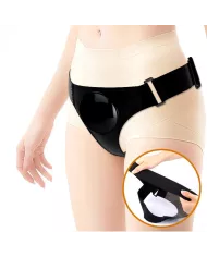 PRETTY LOVE - SLIP HARNAIS UNIVERSEL AVEC GODE VIBRANT ET SQUIRTING 15,5 CM MULATO PRETTY LOVE - SLIP HARNAIS UNIVERSEL AVEC GODE VIBRANT ET SQUIRTING 15,5 CM MULATO