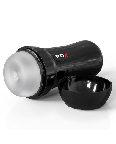 PDX EXTREME - SLIDE & GLIDE MASTURBATEUR AUTOLUBRIFIANT TRANSPARENT
