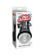 PDX EXTREME - SLIDE & GLIDE MASTURBATEUR AUTOLUBRIFIANT TRANSPARENT