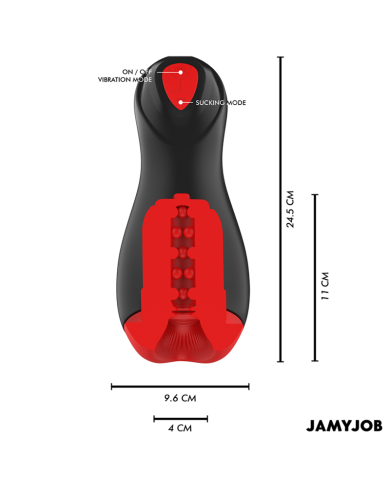 JAMYJOB - MASTURBATEUR AUTOMATIQUE CORE-X 5 MODES D'ASPIRATION ET DE VIBRATION