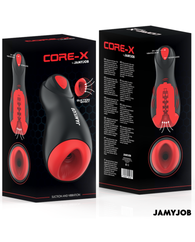 JAMYJOB - MASTURBATEUR AUTOMATIQUE CORE-X 5 MODES D'ASPIRATION ET DE VIBRATION