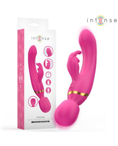 INTENSE - VIBRATEUR DOUBLE WINONA LAPIN ET BAGUETTE